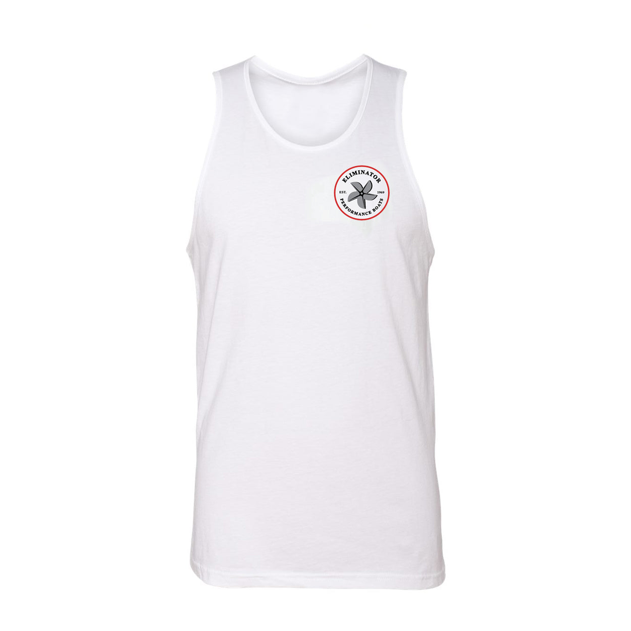 Eliminator Boats Prop Men's Tank - White/Red