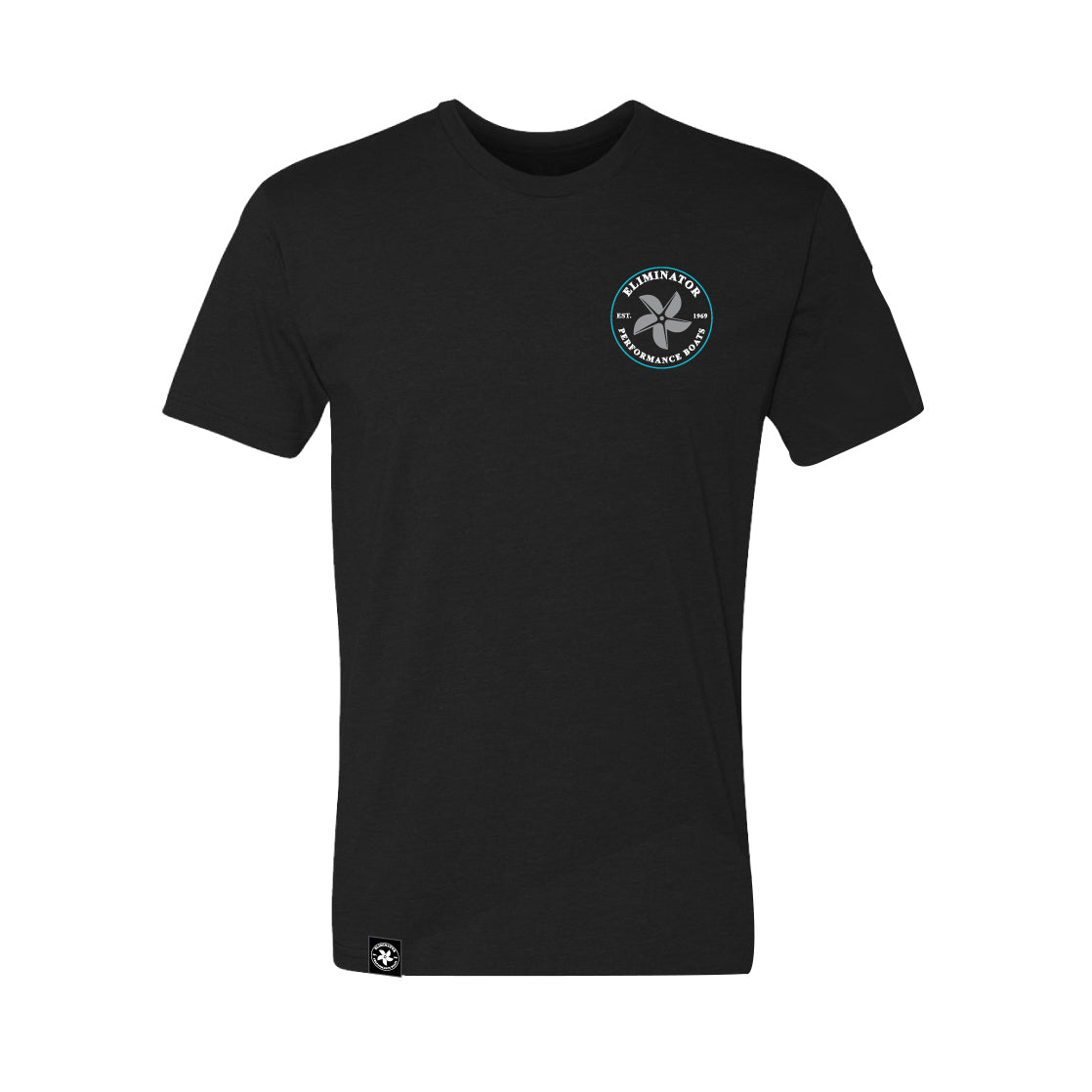 Black- Turquoise Modern Prop Men's T-Shirt