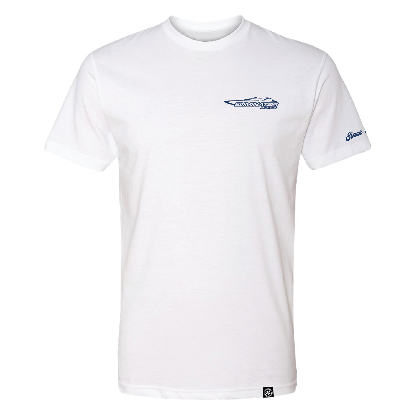 Eliminator Boats OG Men's T-Shirt - White/Navy