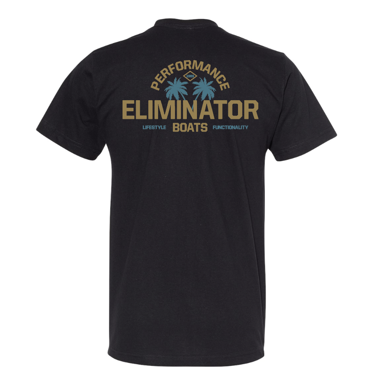 Eliminator Boats Men's Arch Block T-Shirt - Black