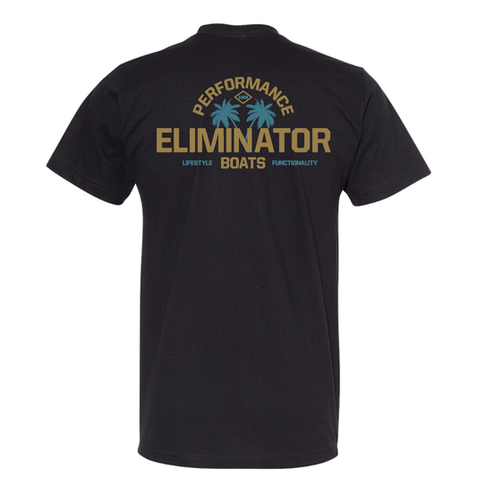 Eliminator Boats Men's Arch Block T-Shirt - Black