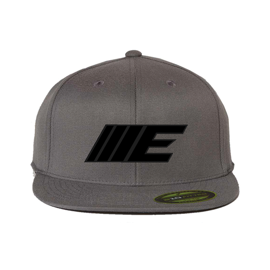 IIIE 210 Fitted Flexfit Hat- Dark Grey/Black