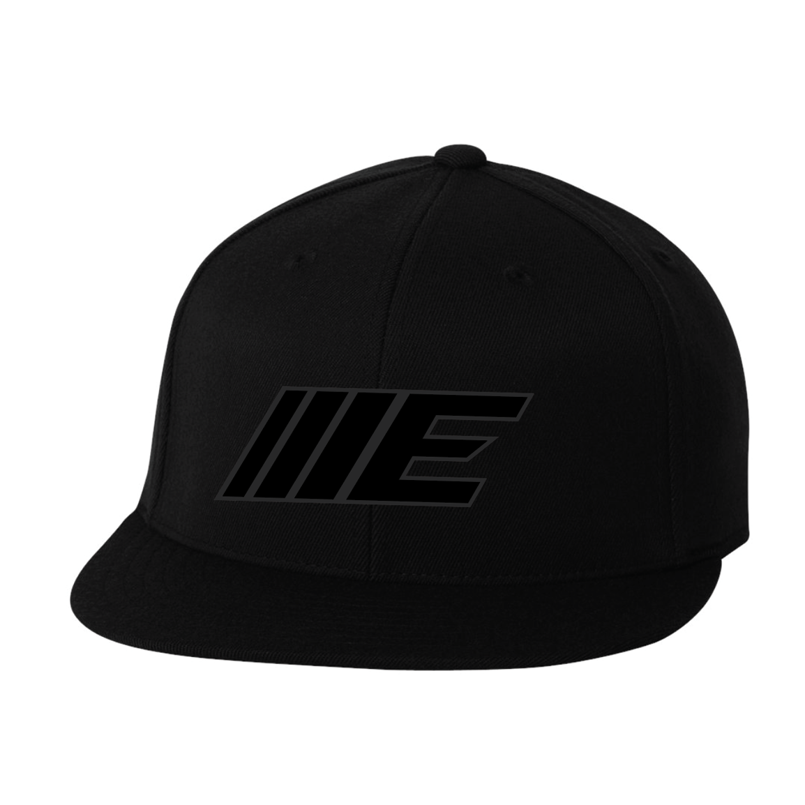 IIIE 210 Fitted Flexfit Hat- Black/Dark Grey