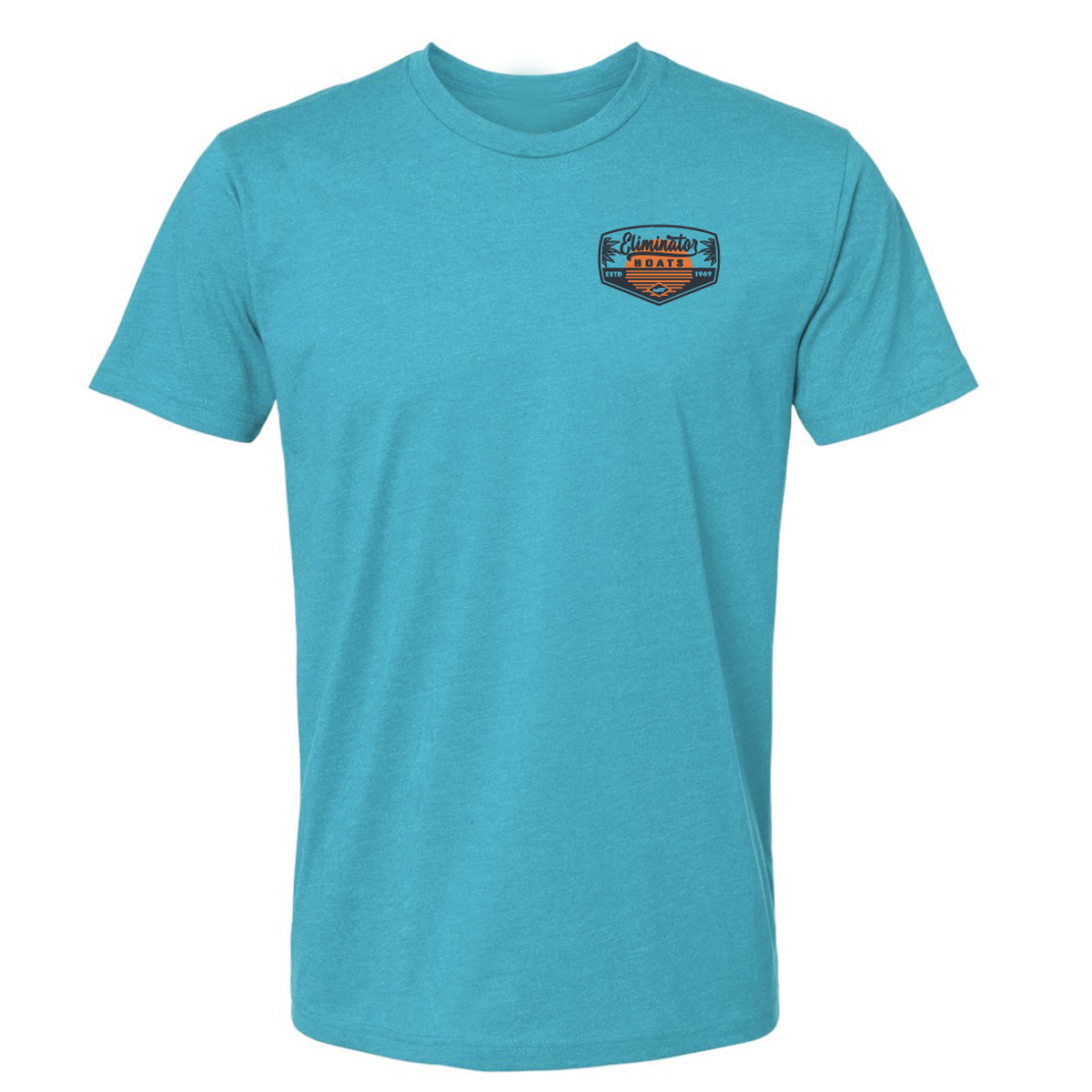Eliminator Boats Summer Aloe Men's T-Shirt - Bondi Blue
