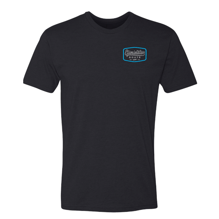 Eliminator Boats Vintage Badge Men's T-Shirt - Black/Blue/Gray