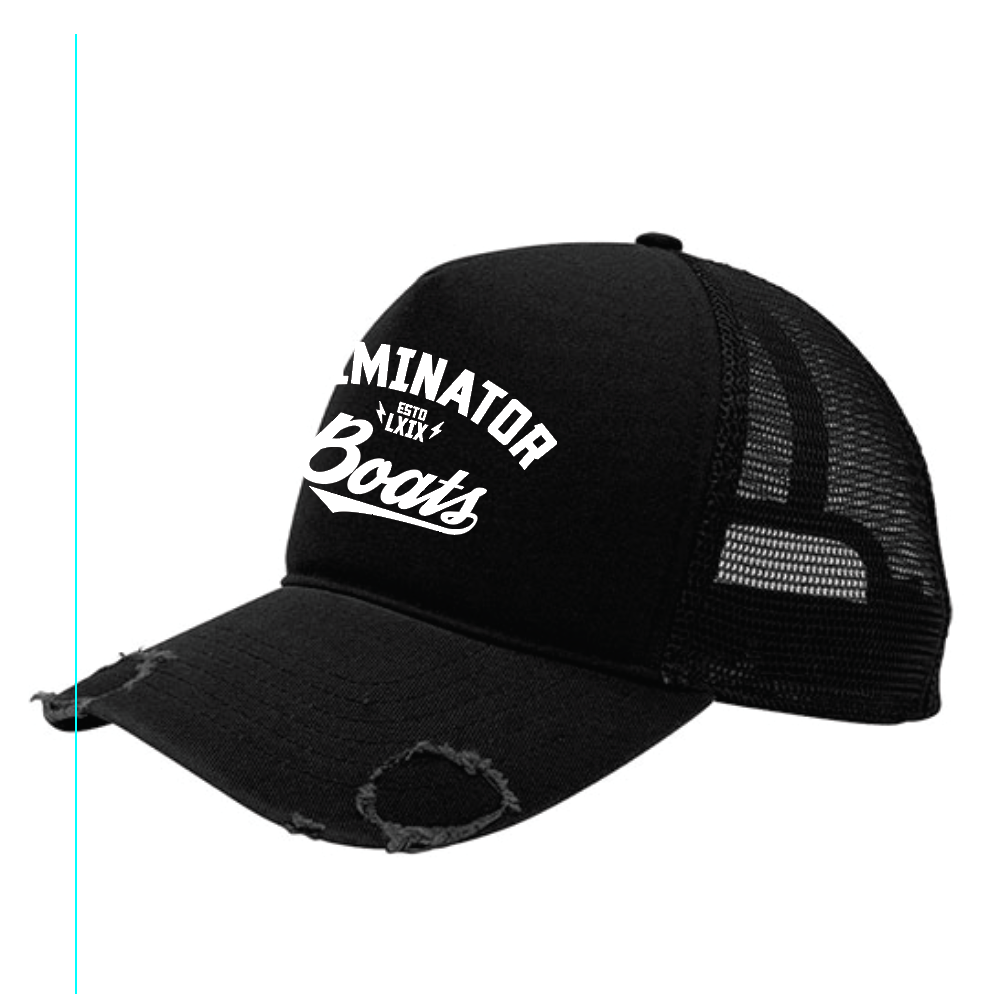 Eliminator Boats Heritage Women's Trucker Hat - Black/White