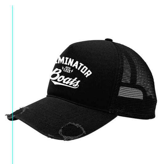 Eliminator Boats Heritage Women's Trucker Hat - Black/White