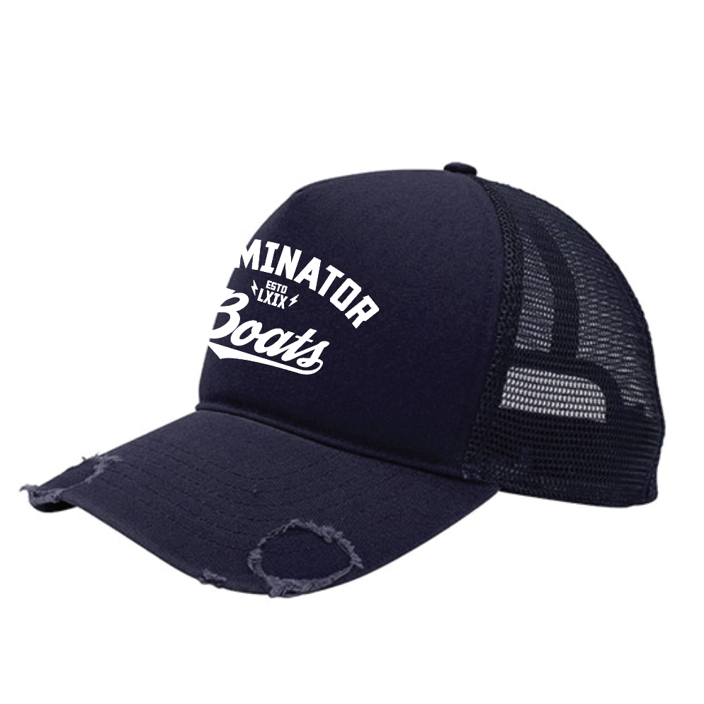 Eliminator Boats Heritage Women's Trucker Hat - Navy/White