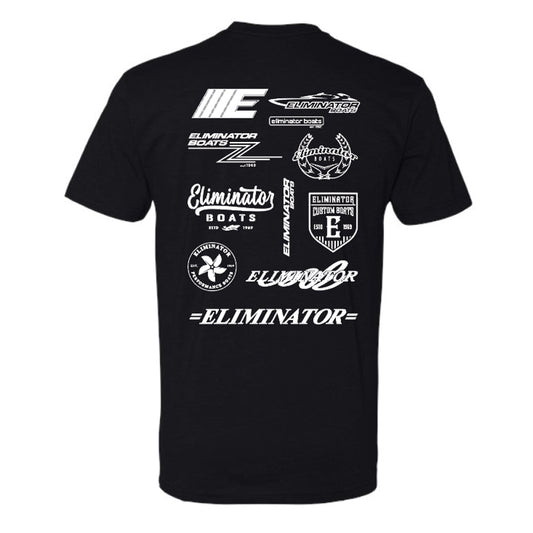 Eliminator Boats Generations Logo T-Shirt – Black