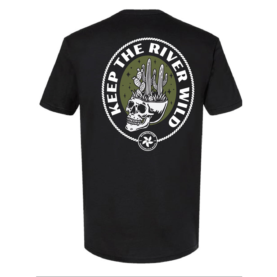 Eliminator Boats Keep The River Wild Men's T-Shirt - Black