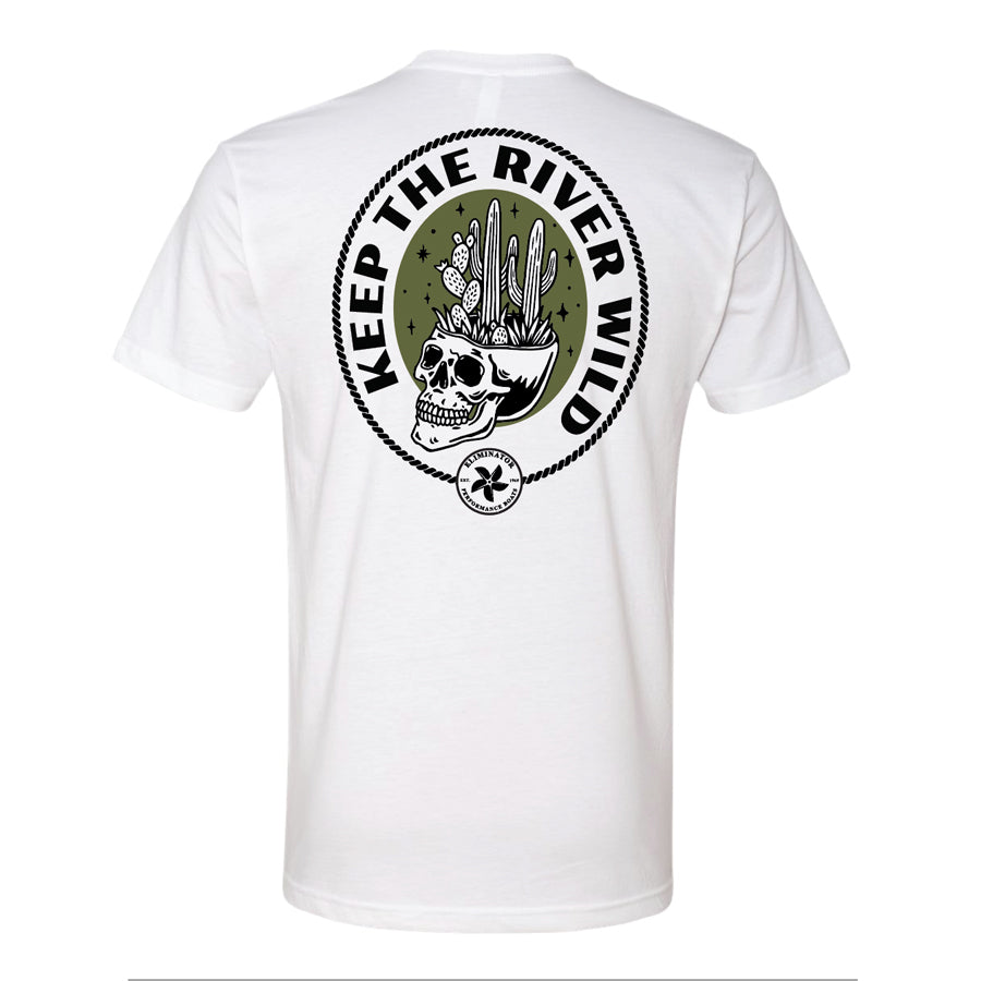 Eliminator Boats Keep The River Wild Men's T-Shirt - White