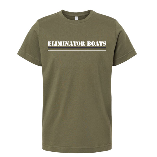Camo Flag Youth T-Shirt - Military Green