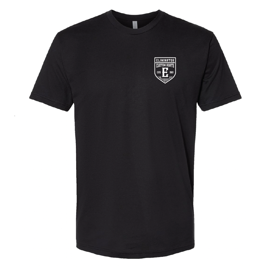Eliminator Custom Boats Men's T-Shirt - Black/White