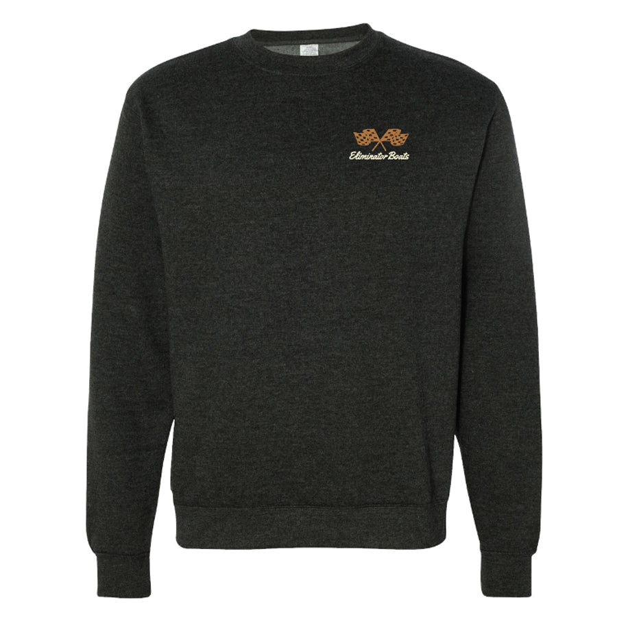 Eliminator Boats Checkered Flag Crew Neck Sweatshirt