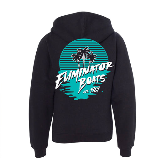 Youth- Black Melting Sunsets Hoodie
