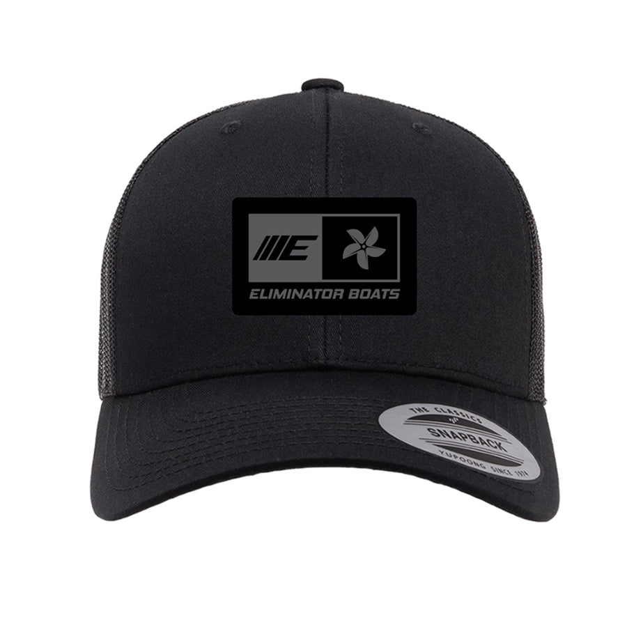 Eliminator Boats Emerge Curved Bill Snapback Hat - Black/Gray