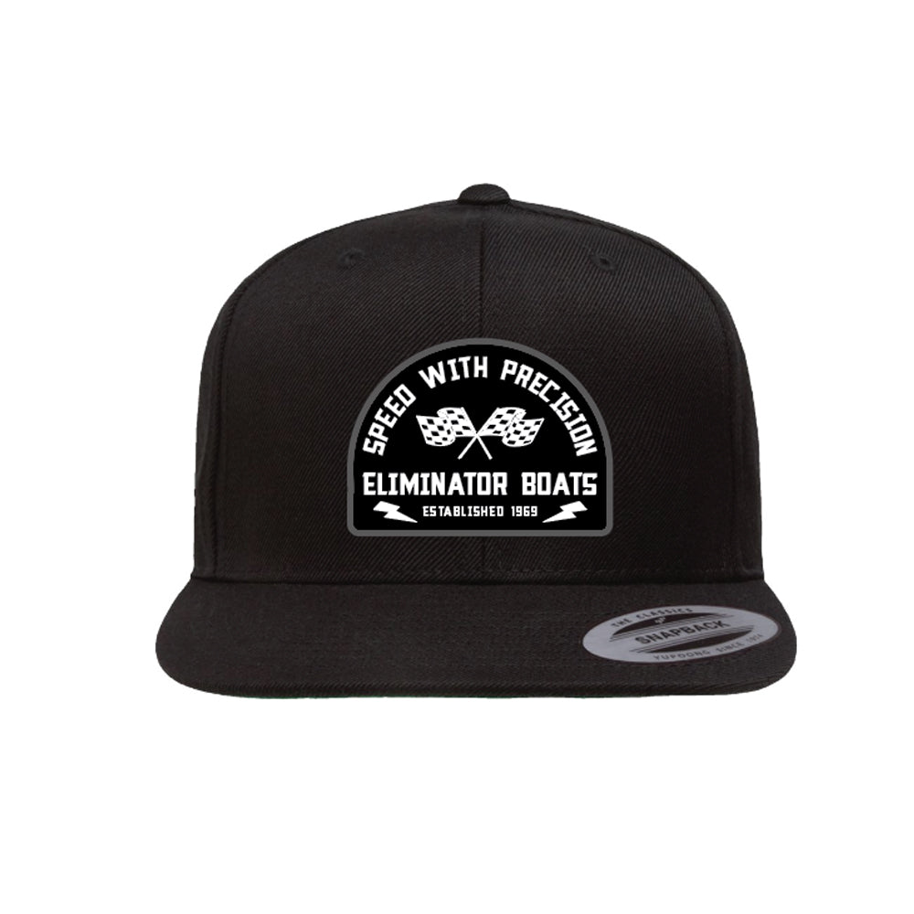 Eliminator Boats Speed & Precision Flat Bill - Black