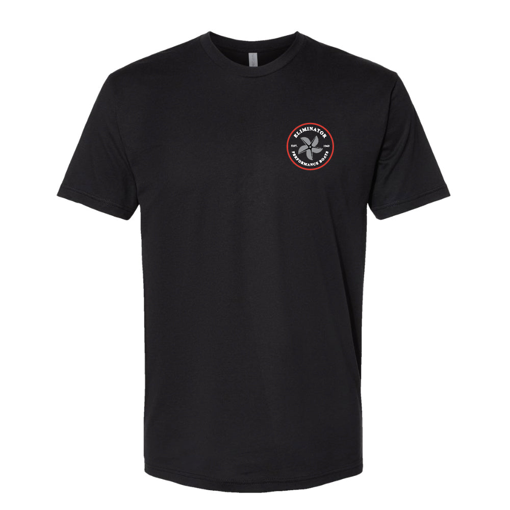 Eliminator Boats Men's Prop T-Shirt - Black/Red