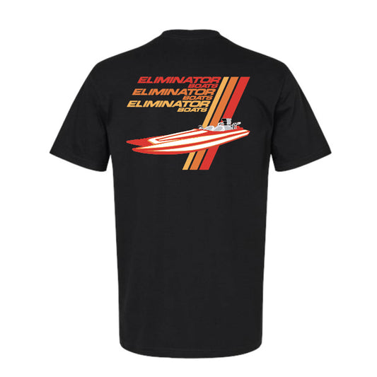Eliminator Boats 70's Daytona T-Shirt - Black