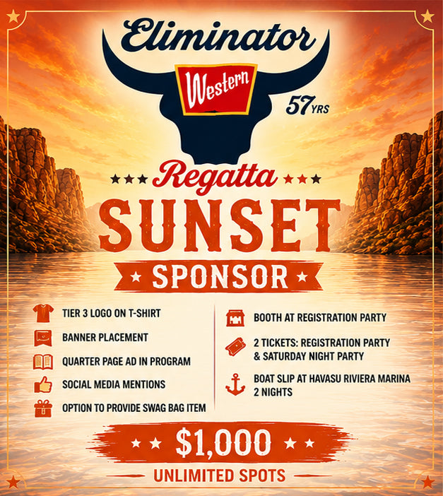 Eliminator Regatta Sunset Sponsor
