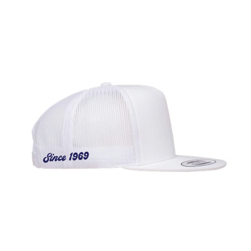 Eliminator Boats OG Flat Bill Hat - White/Navy