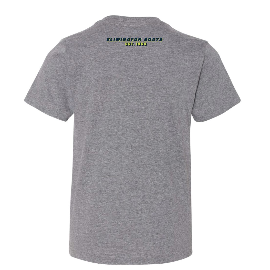 Eliminator Boats Youth T-Shirt – Boys Vests Friends Edition - Granite Heather