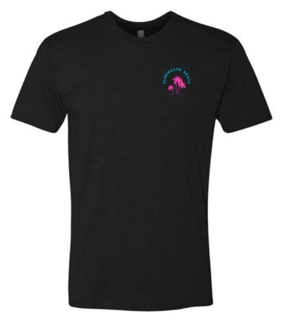Neon Chasin' Sunsets Youth T-Shirt - Black