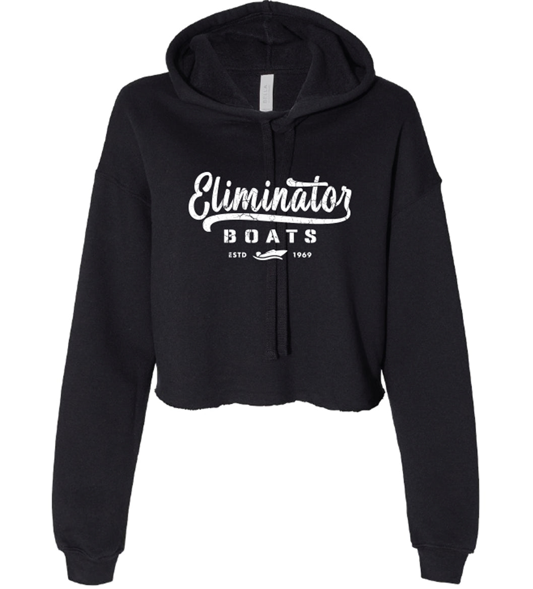 Women's Hoodie Eliminator Boats Crop