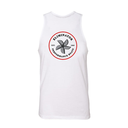 Eliminator Boats Prop Men's Tank - White/Red