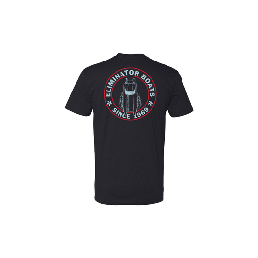 Eliminator Boats Wake Maker Men's T-Shirt - Black