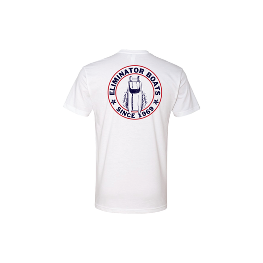 Eliminator Boats Wake Maker Men's T-Shirt - White