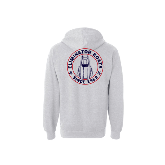 Eliminator Boats Wake Maker Hoodie - Heather Gray