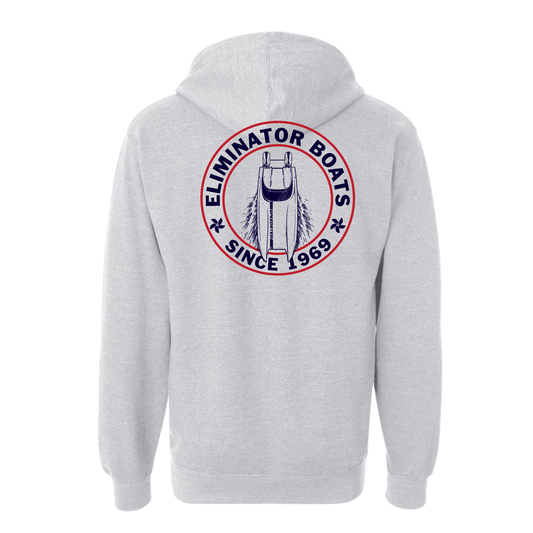 Eliminator Boats Wake Maker Hoodie - Heather Gray