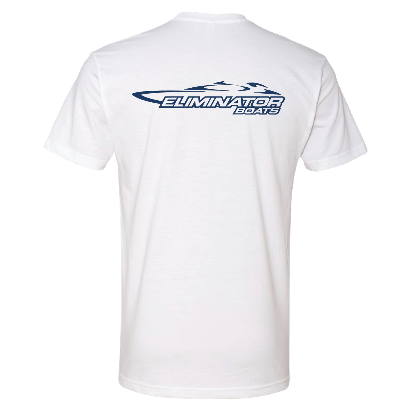 Eliminator Boats OG Men's T-Shirt - White/Navy