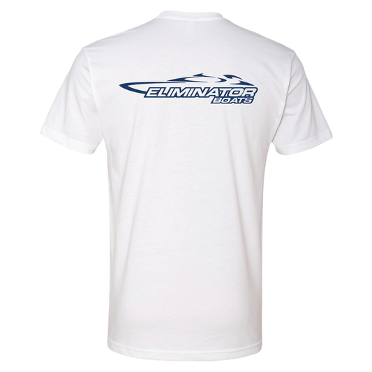 Eliminator Boats OG Men's T-Shirt - White/Navy