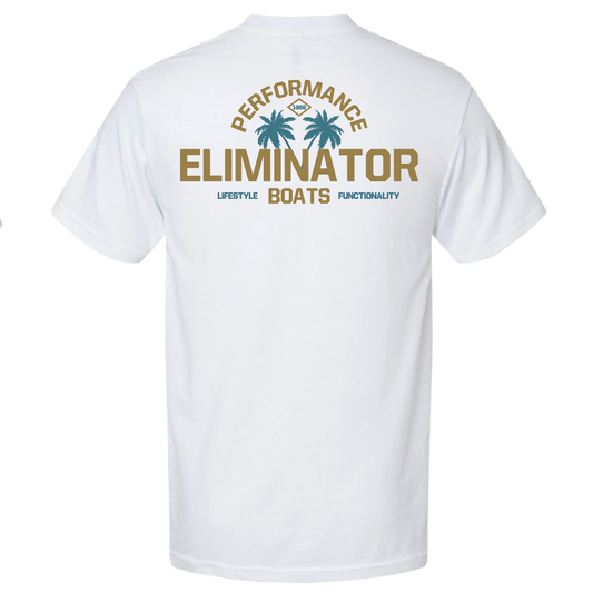 Eliminator Boats Men's Arch T-Shirt (White)
