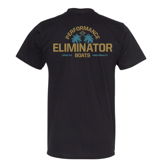 Eliminator Boats Men's Arch Block T-Shirt (Black)