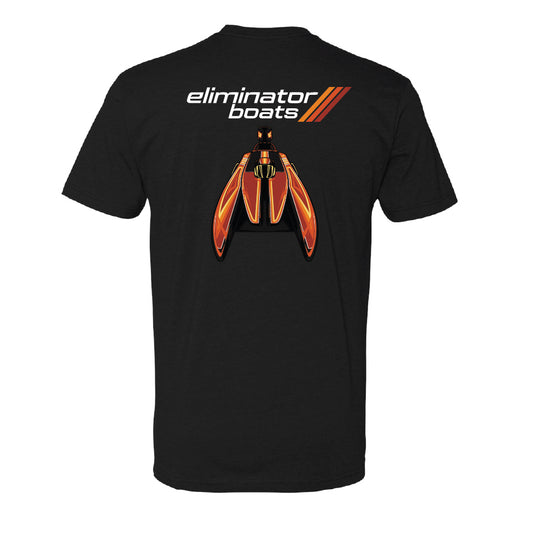 Black- 70's Powerboat 19 Daytona Men's T-shirt