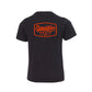 Black- Orange Vintage Badge Youth T-shirt