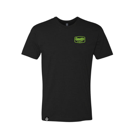 Black- Green Eliminator Vintage Badge Men's T-Shirt