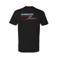 Black- Red/ White/ Blue Retro Z Logo Men's T-shirt
