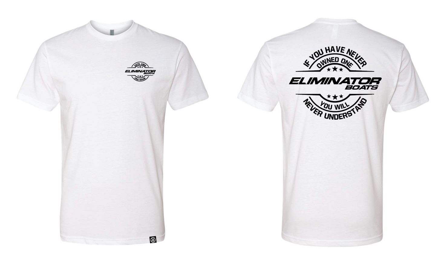 Eliminator Boats "Understand" Men's T-Shirt - White