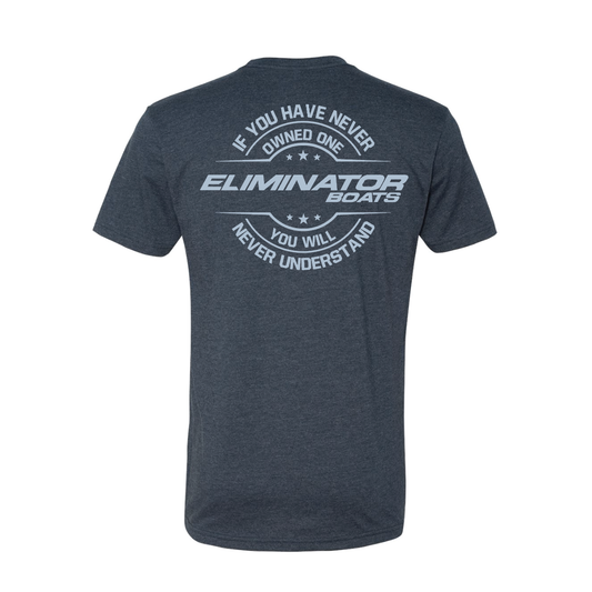 Eliminator Boats "Understand" Men's T-Shirt - Blue
