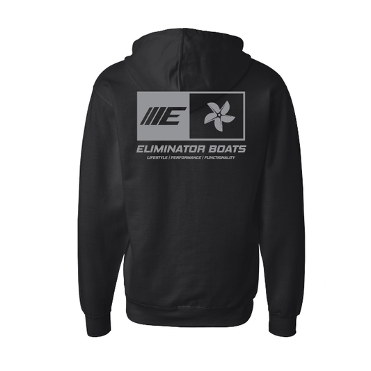 Eliminator Boats Emerge Full-Zip Hoodie- Black