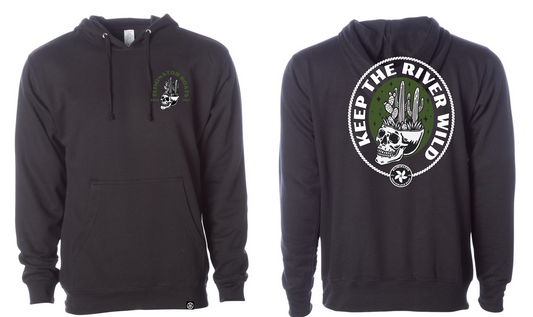 Eliminator “Keep The River Wild" Pull-Over Hoodie- Black