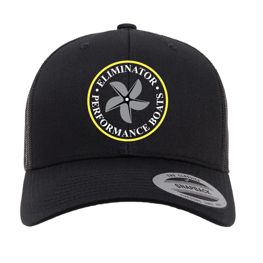 Eliminator Boats Prop Curved Bill Hat - Black/Yellow