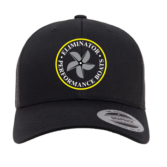 Eliminator Boats Prop Curved Bill Hat - Black/Yellow