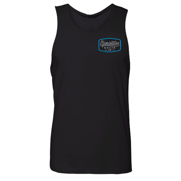 Eliminator Boats Vintage Badge Men's Tank - Black/Blue/Gray