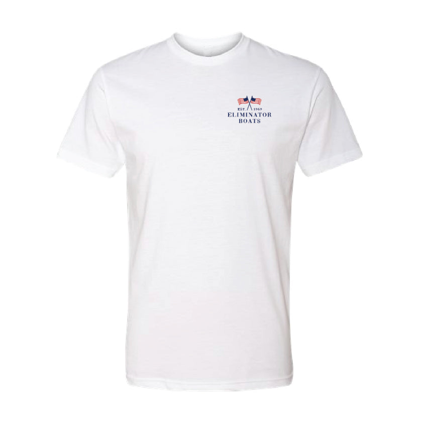 Eliminator Boats Freedom Men's T-Shirt – White