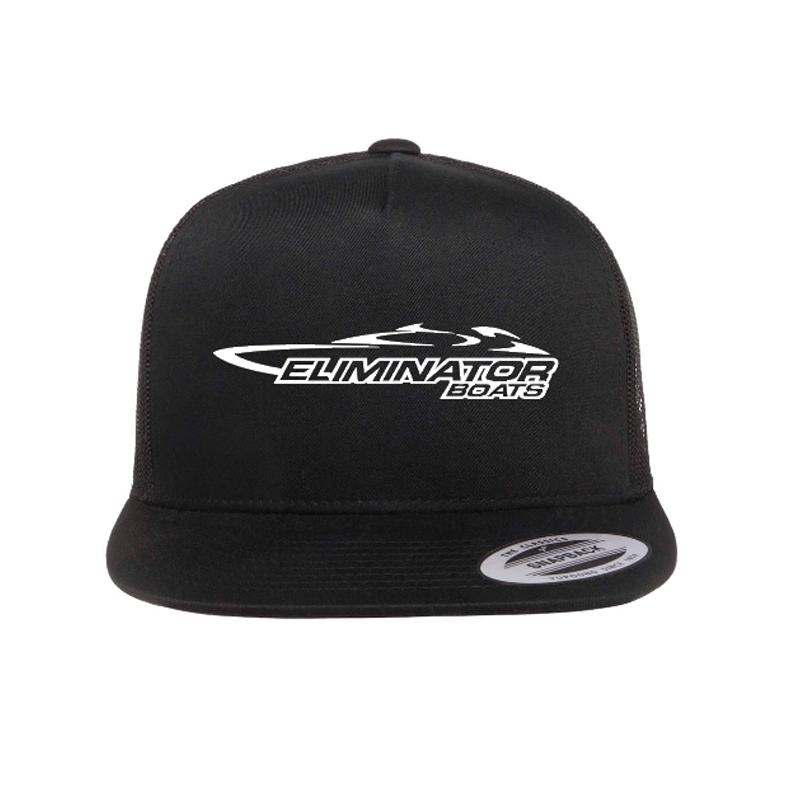 Eliminator Boats OG Flat Bill Hat - Black